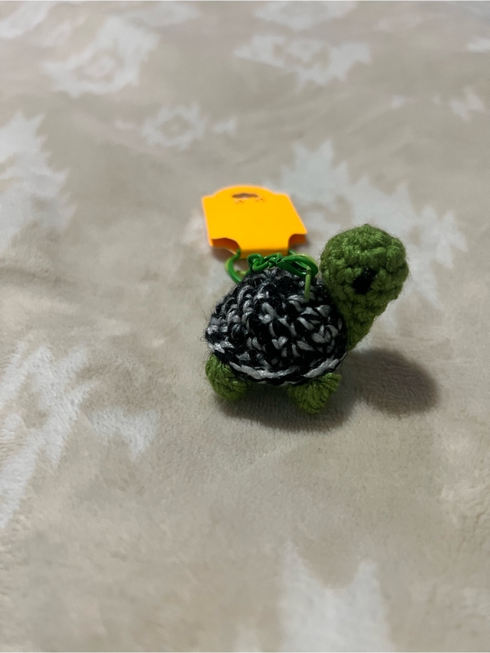 Crocheted Turtle Keychain 🐢